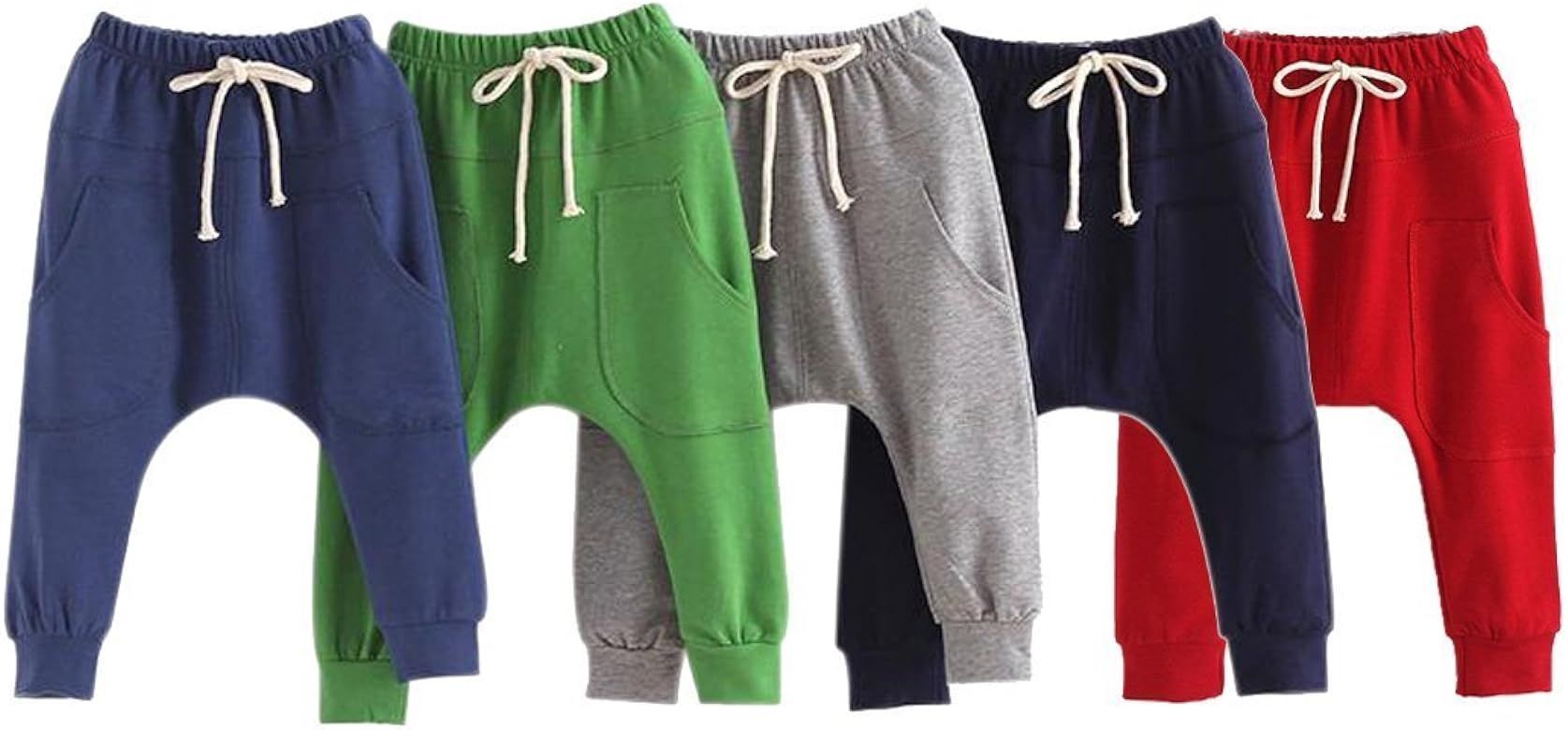 LOSORN ZPY Baby Boys Girls Pants Kid Toddler Cotton Hiphop Harem Pants Infant Sport Jogger | Amazon (US)