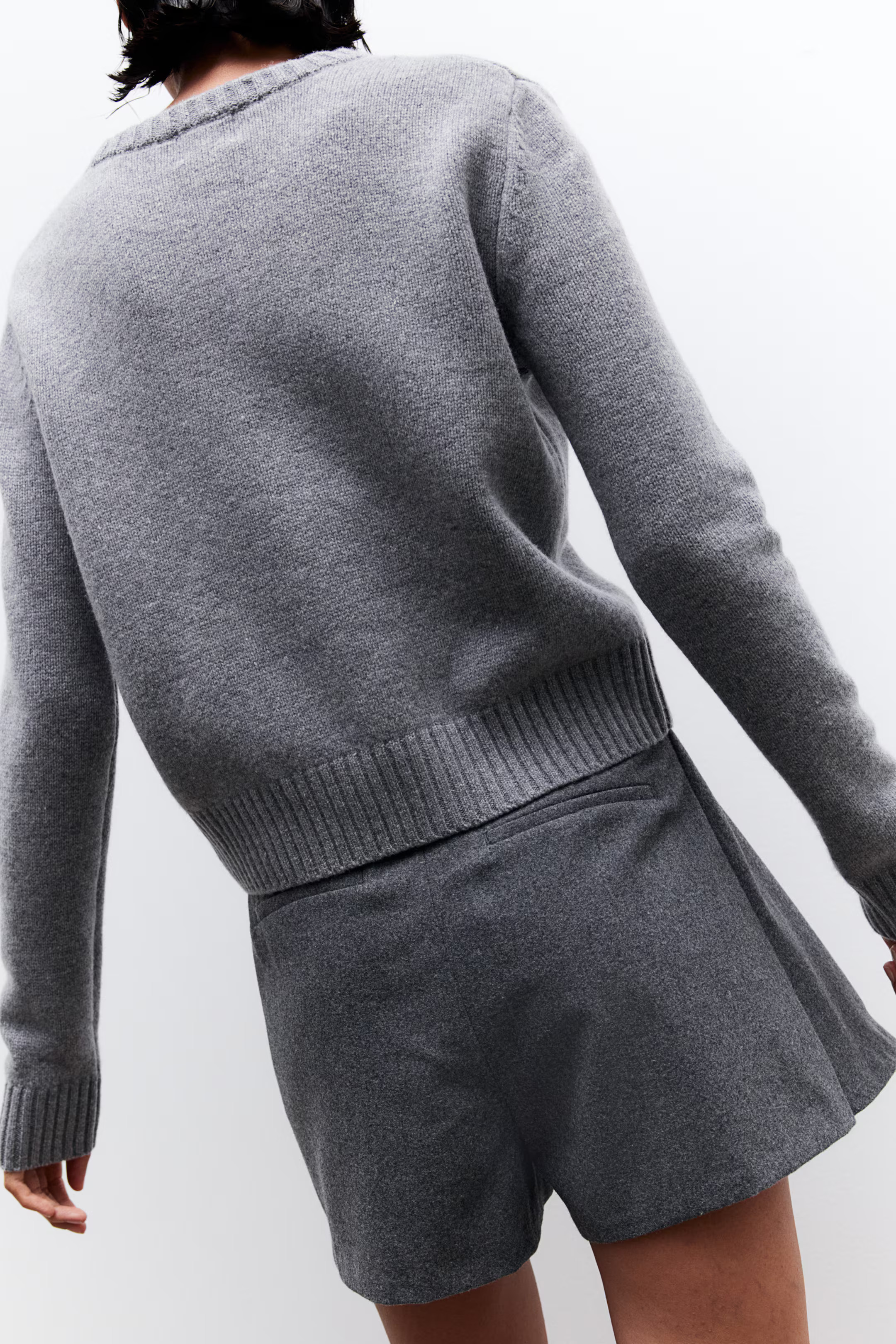 Pleated Wool-Blend Skort | H&M (US + CA)