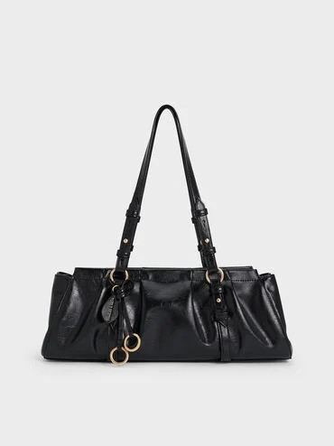 Britton Elongated Shoulder Bag
    
         - Black | Charles & Keith US