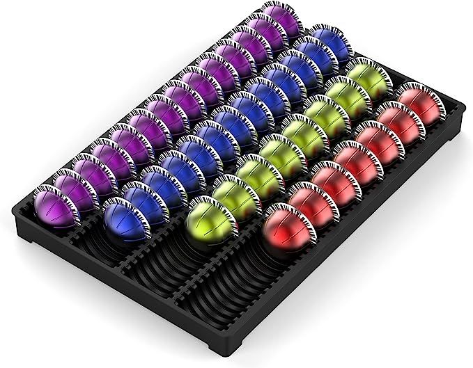 EVERIE Coffee Pod Storage Holder Drawer Insert for Counter Compatible with Nespresso Vertuoline C... | Amazon (US)