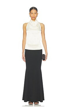 ALL THE WAYS Basma Maxi Dress in Ivory & Black from Revolve.com | Revolve Clothing (Global)