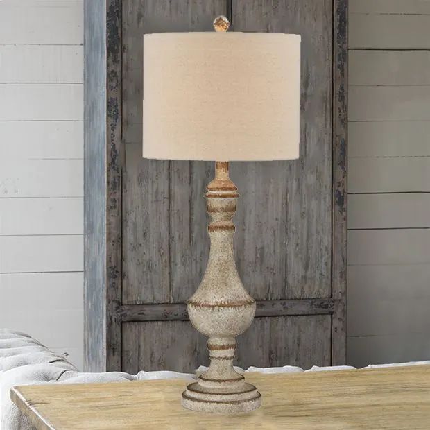 Casual Elegance Table Lamp Set of 2 | Antique Farm House