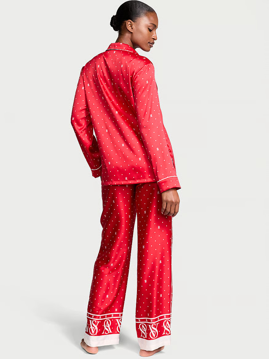 Glazed Satin Long Pajama Set | Victoria's Secret (US / CA )