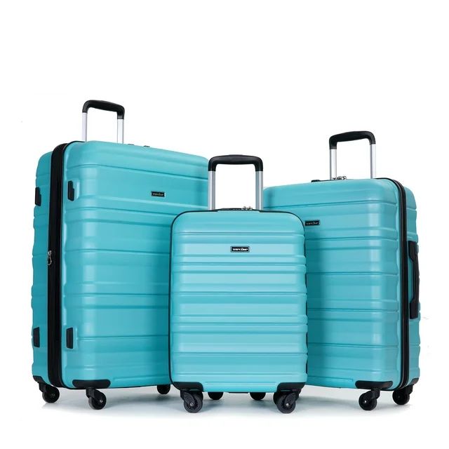 Tripcomp Hardside Luggage Set 3-Piece Set (21/25/29) Lightweight Suitcase 4-Wheeled Suitcase Set(... | Walmart (US)