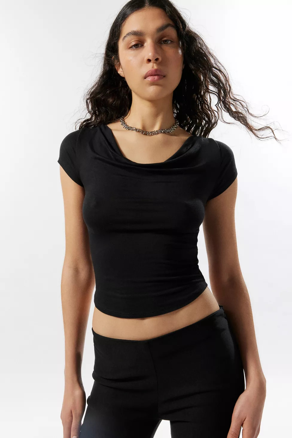Silence + Noise Lara Cowl Neck Top | Urban Outfitters (US and RoW)