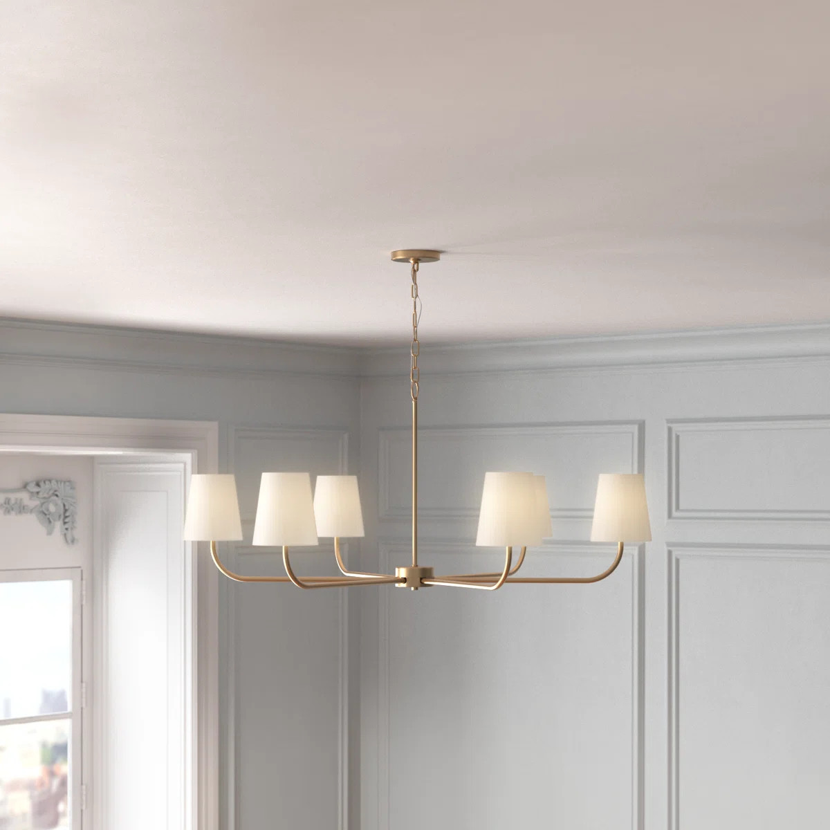 6 - Light Dimmable Classic / Traditional Chandelier | Wayfair North America