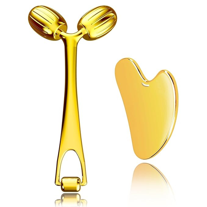 Yeamon Gua Sha Facial Tools and Face Roller Set, Facial Massage Tool for Women’s Skincare Routi... | Amazon (US)