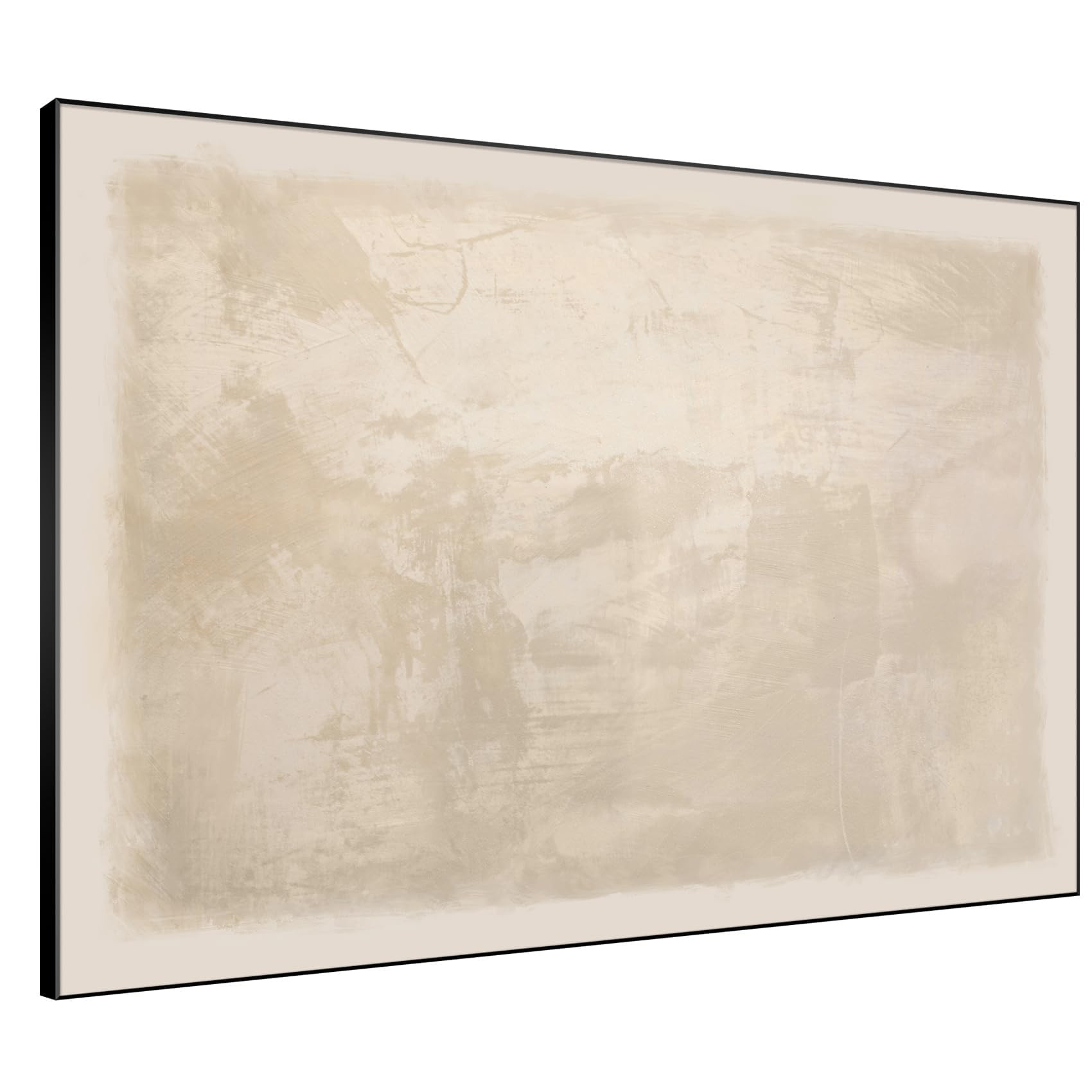 SIGNWIN 46"x60" Extra Large Framed Wall Art Minimalist Beige Abstract Print for Home Living Room ... | Amazon (US)