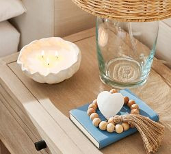 Artisan Studio Shell Candle Collection - White Fig | Pottery Barn (US)