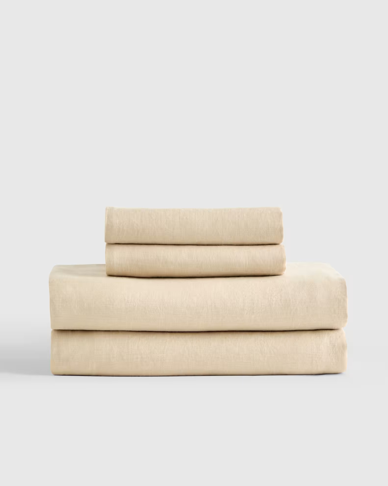 European Linen Sheet Set in Oat | Quince