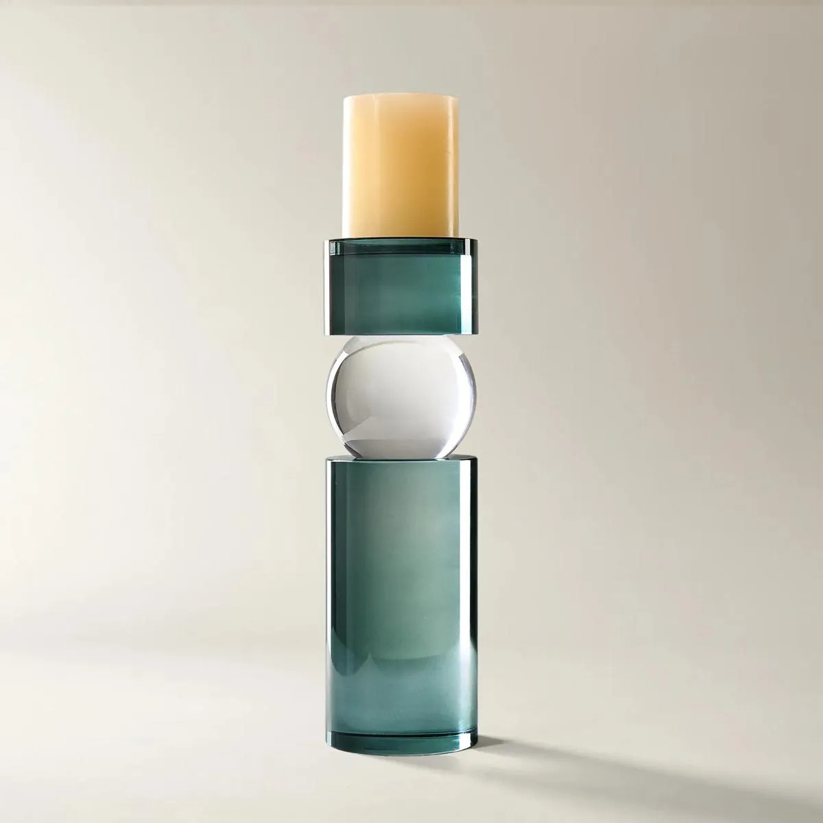 Leroy Crystal Pillar Holder | Z Gallerie