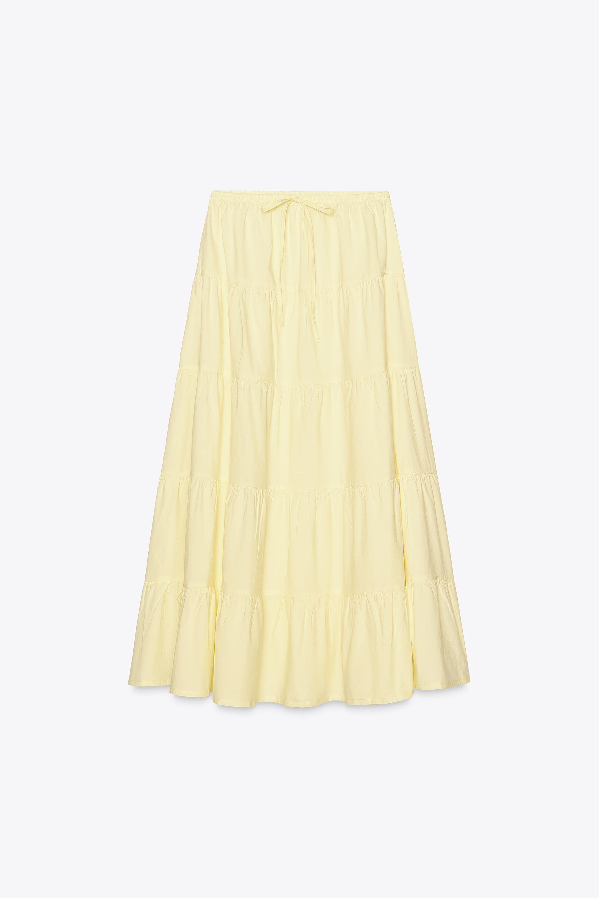 TIERED MAXI SKIRT | Zara Canada