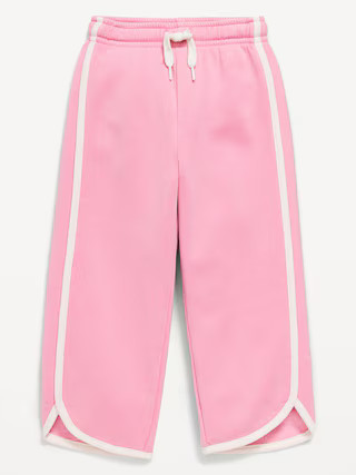 Dolphin-Hem Cropped Sweatpants for Toddler Girls | Old Navy (US)