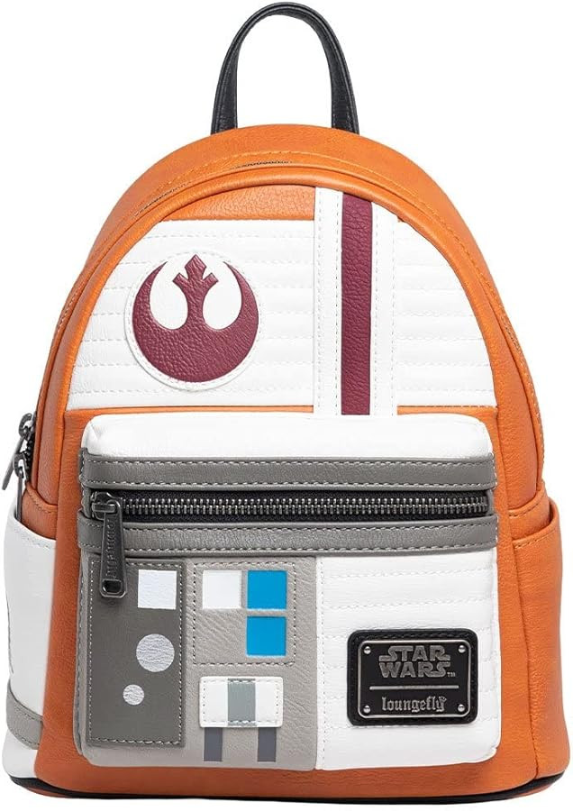 Loungefly Women's Star Wars Rebel Pilot Cosplay Double Strap Shoulder Bag Purse | Amazon (US)
