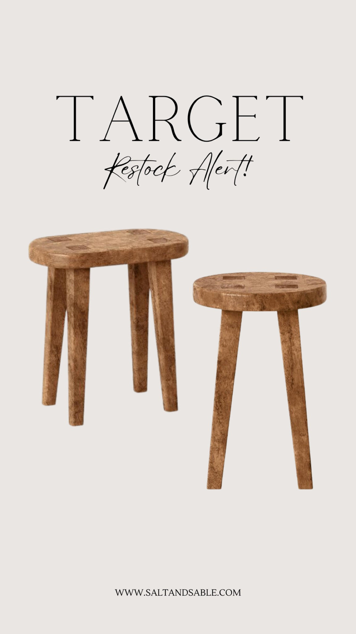 Restock alert at Target for these Woodland carved wood accent tables by Threshold. Get them now before they sell out again! 

Living room finds 
Home accents 
Living room ideas 
Side table 
Modern organic furniture 
Living room accents 
Wooden stool 
Target finds 
Target home finds 
Threshold at Target 
End table 
Modern home finds 
Neutral home finds 
Neutral aesthetic 
Organic furniture 

#LTKhome