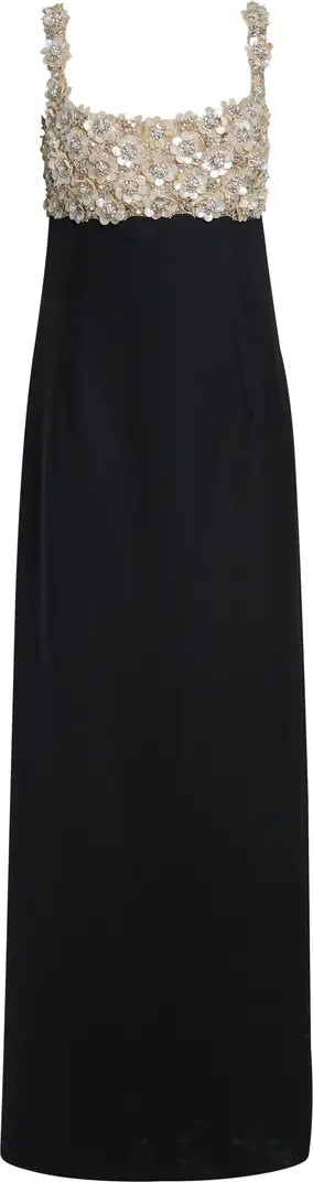 Mother-of-Pearl Embellished Bustier Gown | Nordstrom