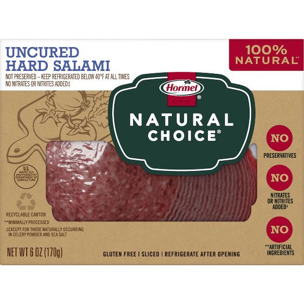 Hormel Natural Choice Hard Salami - 6oz | Target