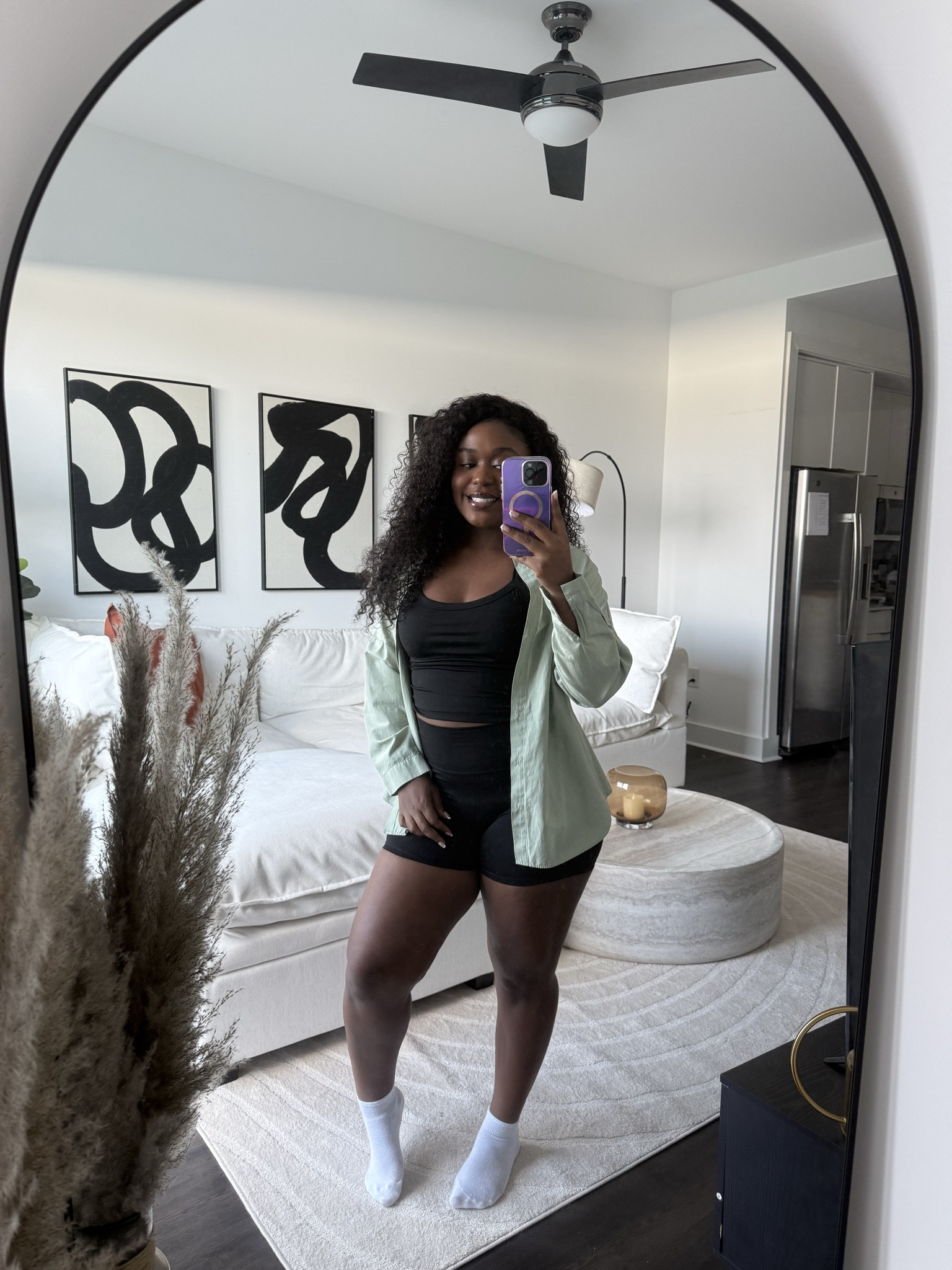 Casual Outfit to run errands. I love wearing a button up as a jacket since it’s light weight but it’s perfect if I’m somewhere cold. 

#LTKPetite #LTKFindsUnder50 #LTKActive