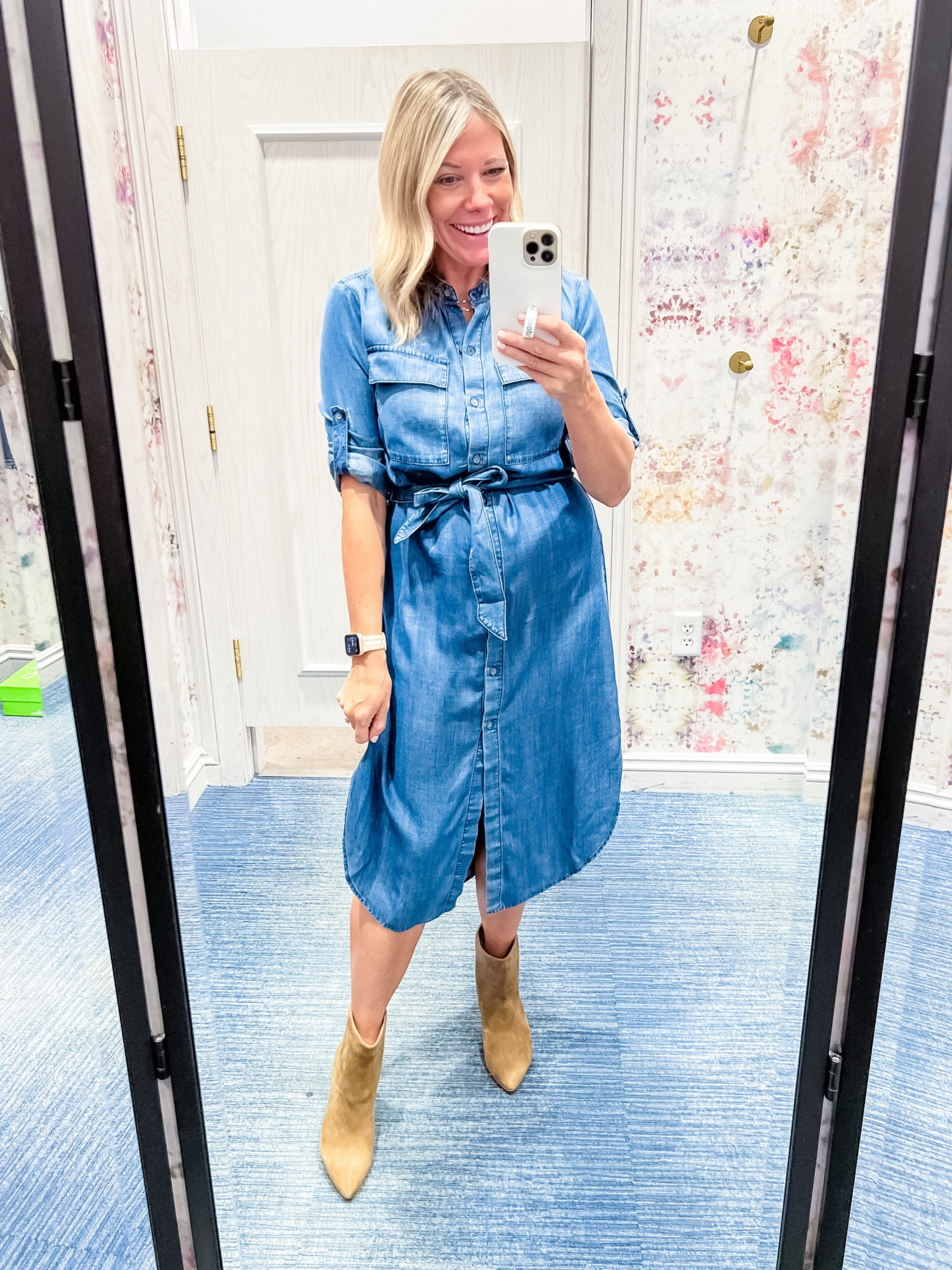 Chambray Shirt Dress Outfit Allegra K Women's Chambray Dress Sleeveless  Button Down Jean Denim Shirt Dresses X-Small Blue at Amazon Women's  Clothing store
