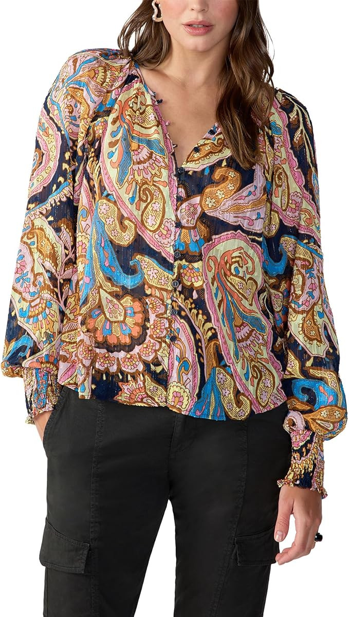Sanctuary Relaxed Button Blouse | Amazon (US)