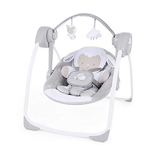 Ingenuity Comfort 2 Go Compact Portable 6-Speed Baby Swing with Music, Folds for Easy Travel - Cu... | Amazon (US)