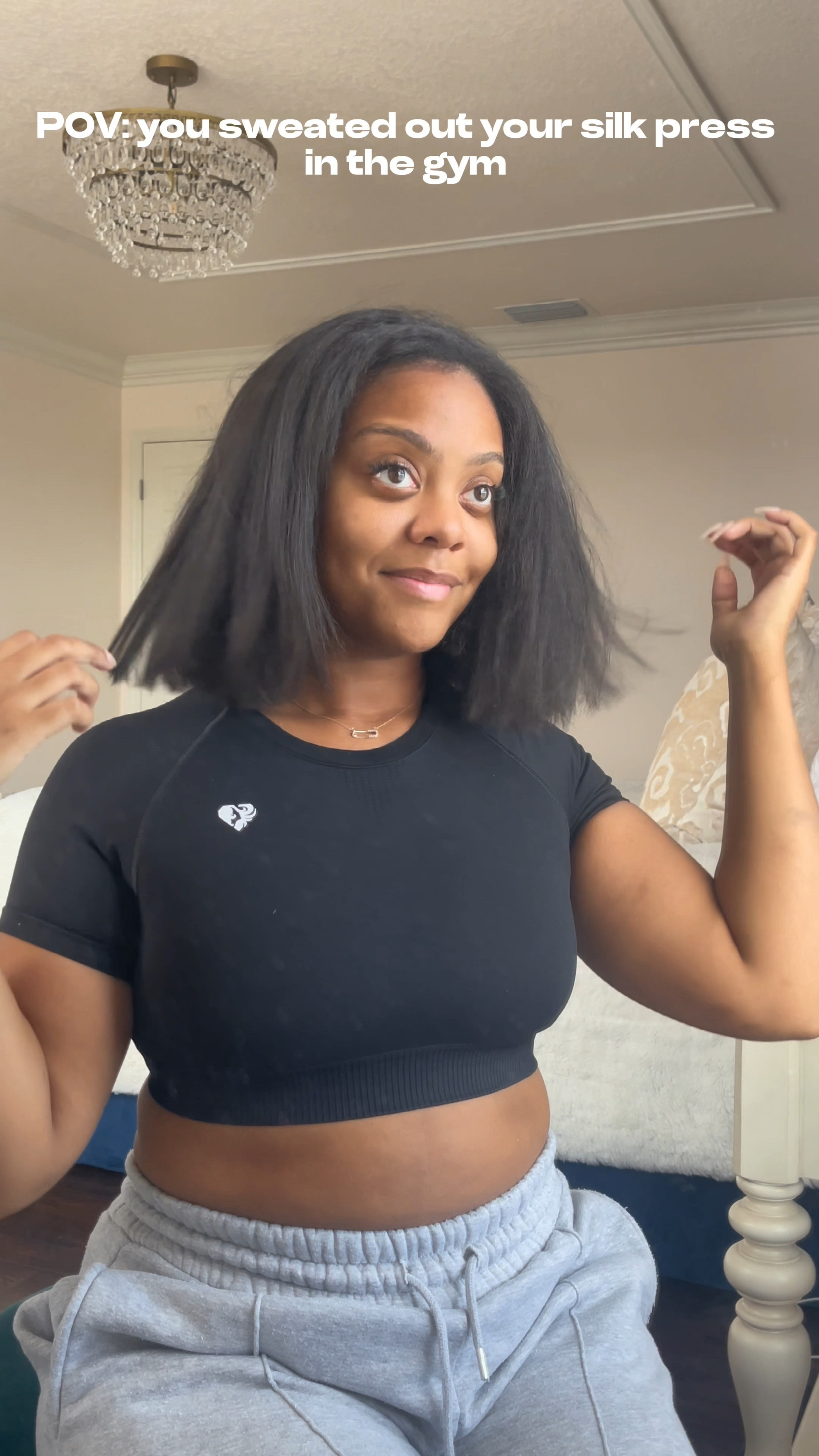 How to: Refreshing a sweated out silk press!

#LTKActive #LTKstyletip #LTKVideo