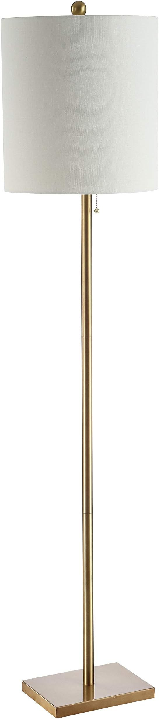 Safavieh FLL4055A Lighting Octavius Brass Gold 61-inch (LED Bulb Included) Floor Lamp | Amazon (US)