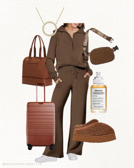 AMAZON travel✈️ outfit + chocolate brown Amazon travel finds🤎 wearing a small in my Spanx Air Essentials dupe✨ 

Amazon travel, travel essentials, airport outfit, travel outfit, Amazon favorites, Amazon must-haves, OOTD, Madison Payne 

#LTKtravel #LTKSeasonal #LTKstyletip
