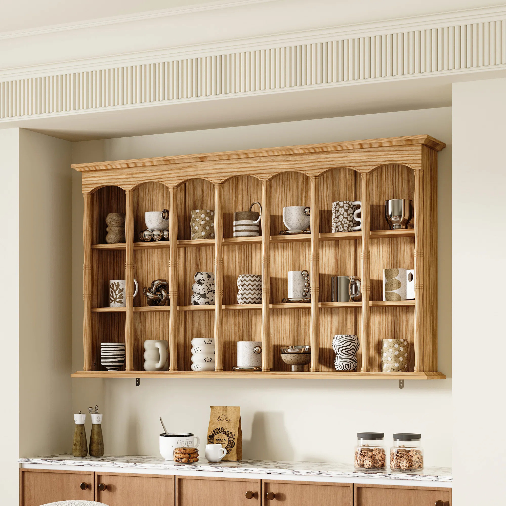 Open Kitchen Wall-Mounted Cabinet | Wayfair North America
