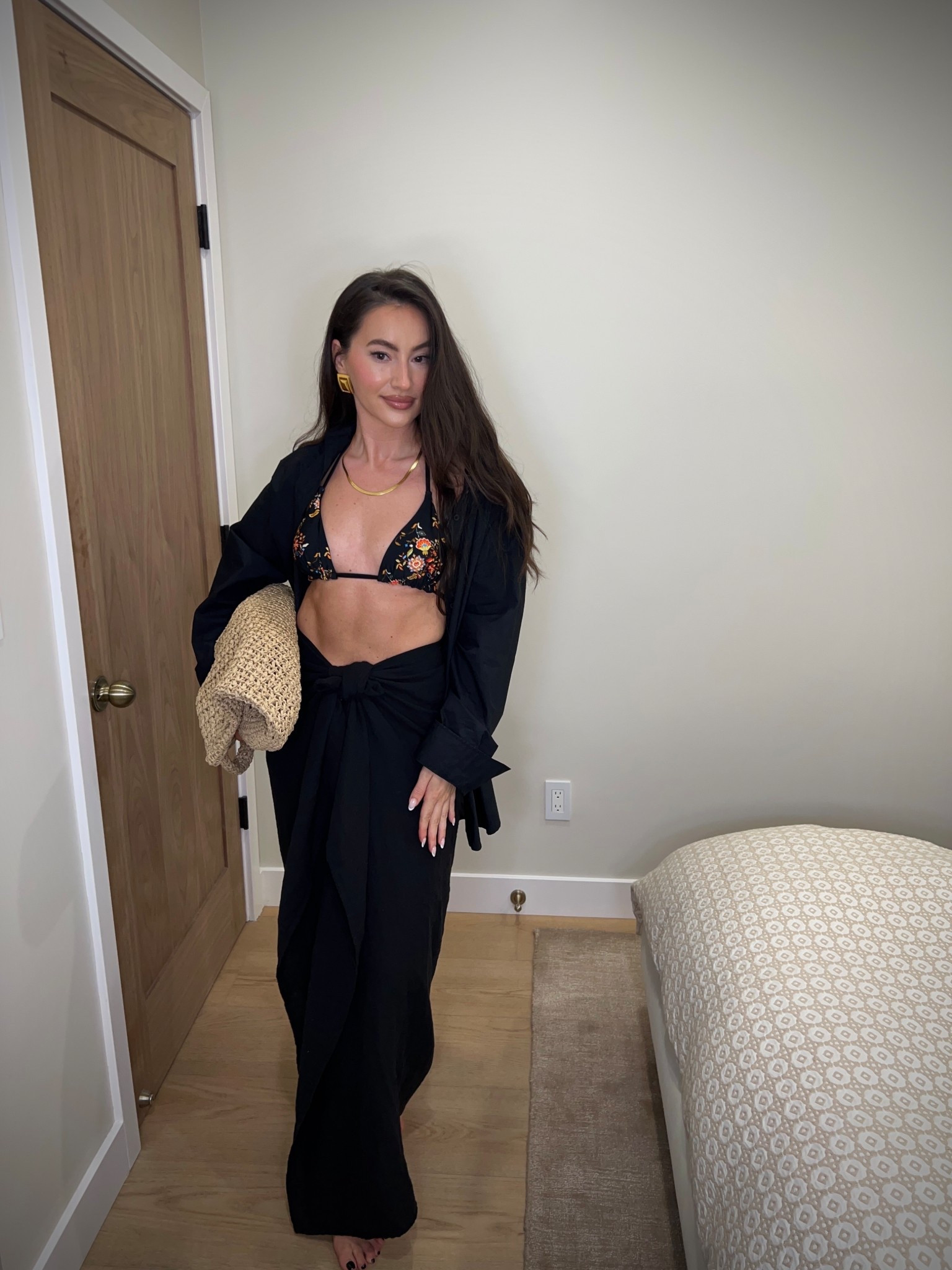 outfit no. 3 - Berlook

* Use coupon code ARBZ20 for 20% OFF || wearing S bikini top & M bikini bottom || 100% cotton sarong || oversized shirt is from Zara but I linked two similar ones, 100% cotton

#LTKU #LTKSwim #LTKStyleTip