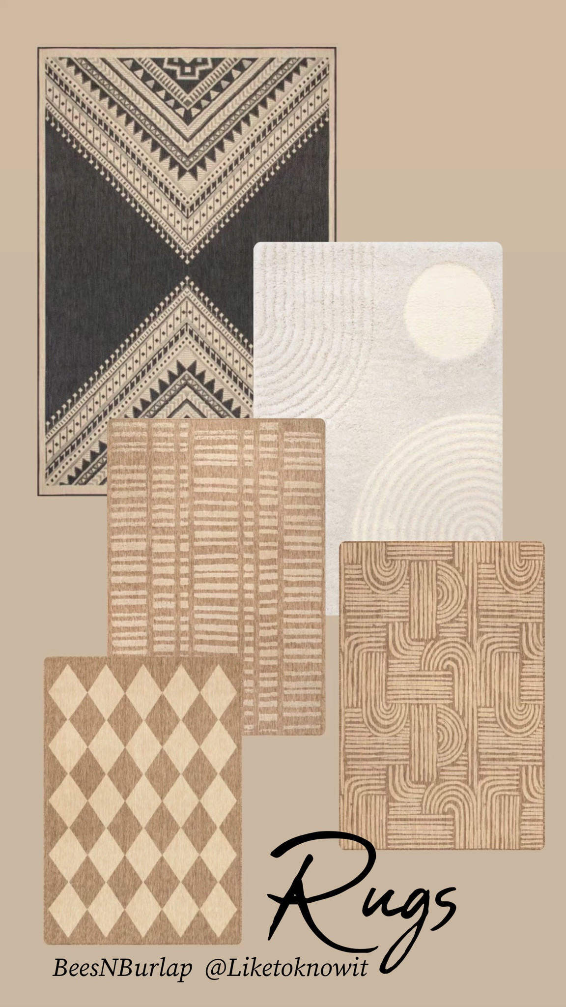 Beautiful neutral rugs! Memorial Day Sale! Indoors and Out.

#LTKSeasonal #LTKhome #LTKsalealert