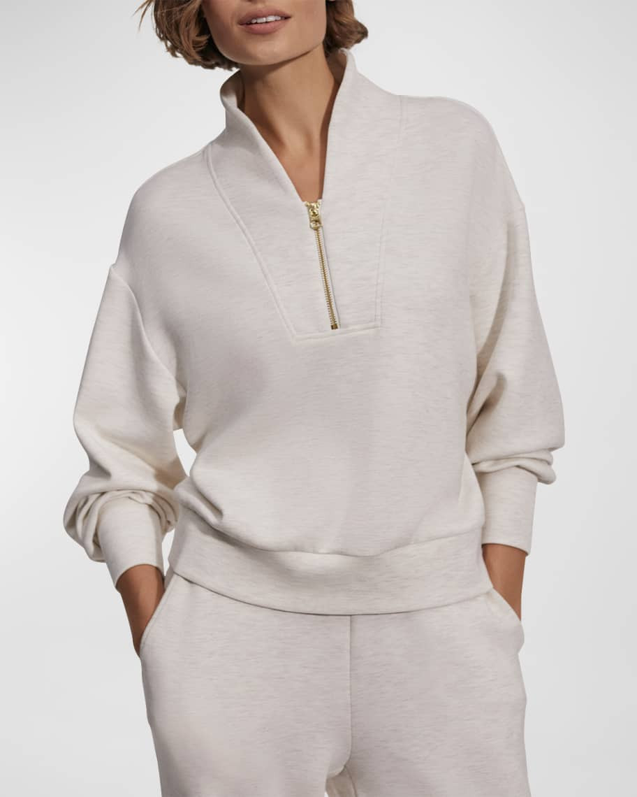 Varley Davidson Partial-Zip Sweatshirt | Neiman Marcus