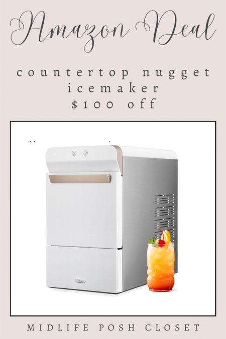 Amazon lightning deal! This white and gold neutral kitchen countertop nugget icemaker is $100 off

#LTKsalealert #LTKhome