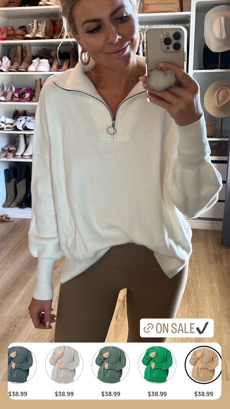 One of the best Amazon finds you’ll buy - on sale now
Perfect for travel and lounging
Designer dupe, Amazon fashion, Casual spring outfit, pullover 



#LTKtravel #LTKsalealert #LTKunder50