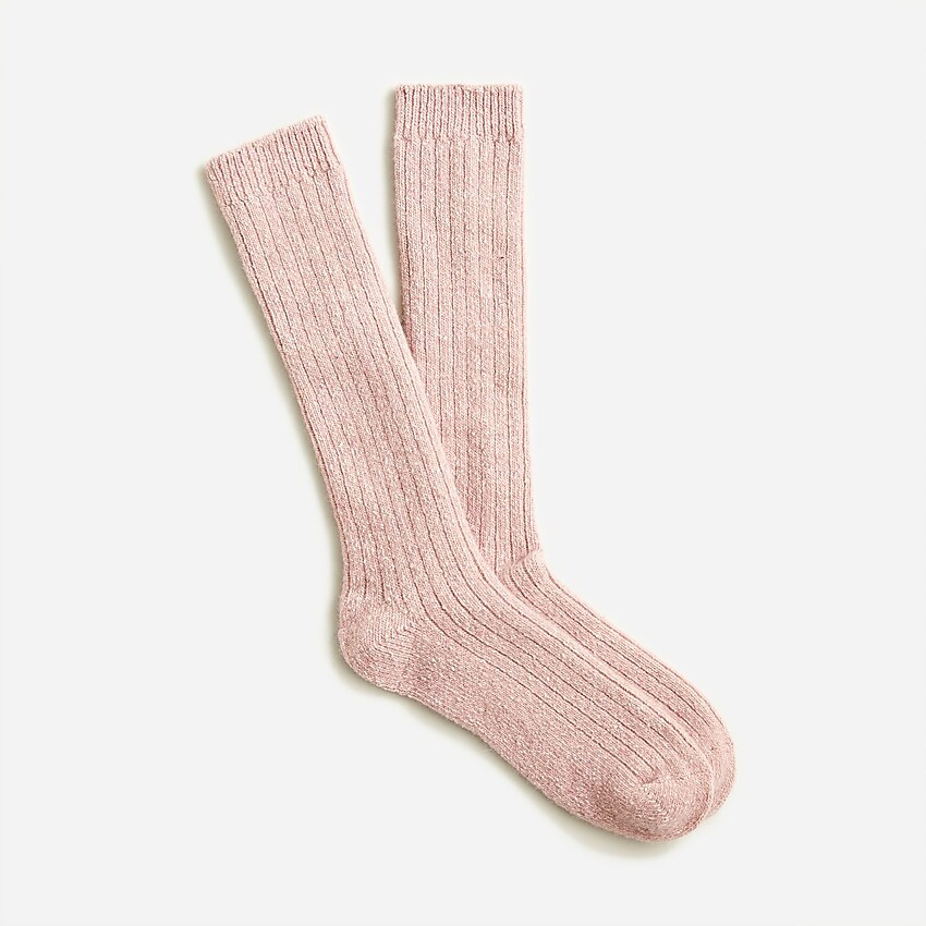 Cozy wool-blend knee-high socks | J. Crew US
