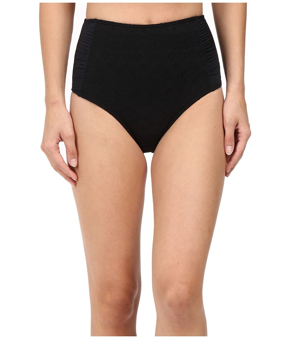 Roxy - Cozy and Soft High Waist Bottom (True Black) Women's Swimwear | 6pm