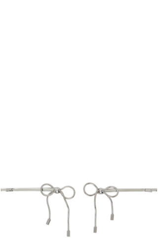 SSENSE Exclusive Silver Bow Hair Clip | SSENSE