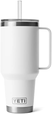 YETI Rambler 42 oz Tumbler with Handle and Straw Lid, Travel Mug Water Tumbler, Vacuum Insulated ... | Amazon (US)