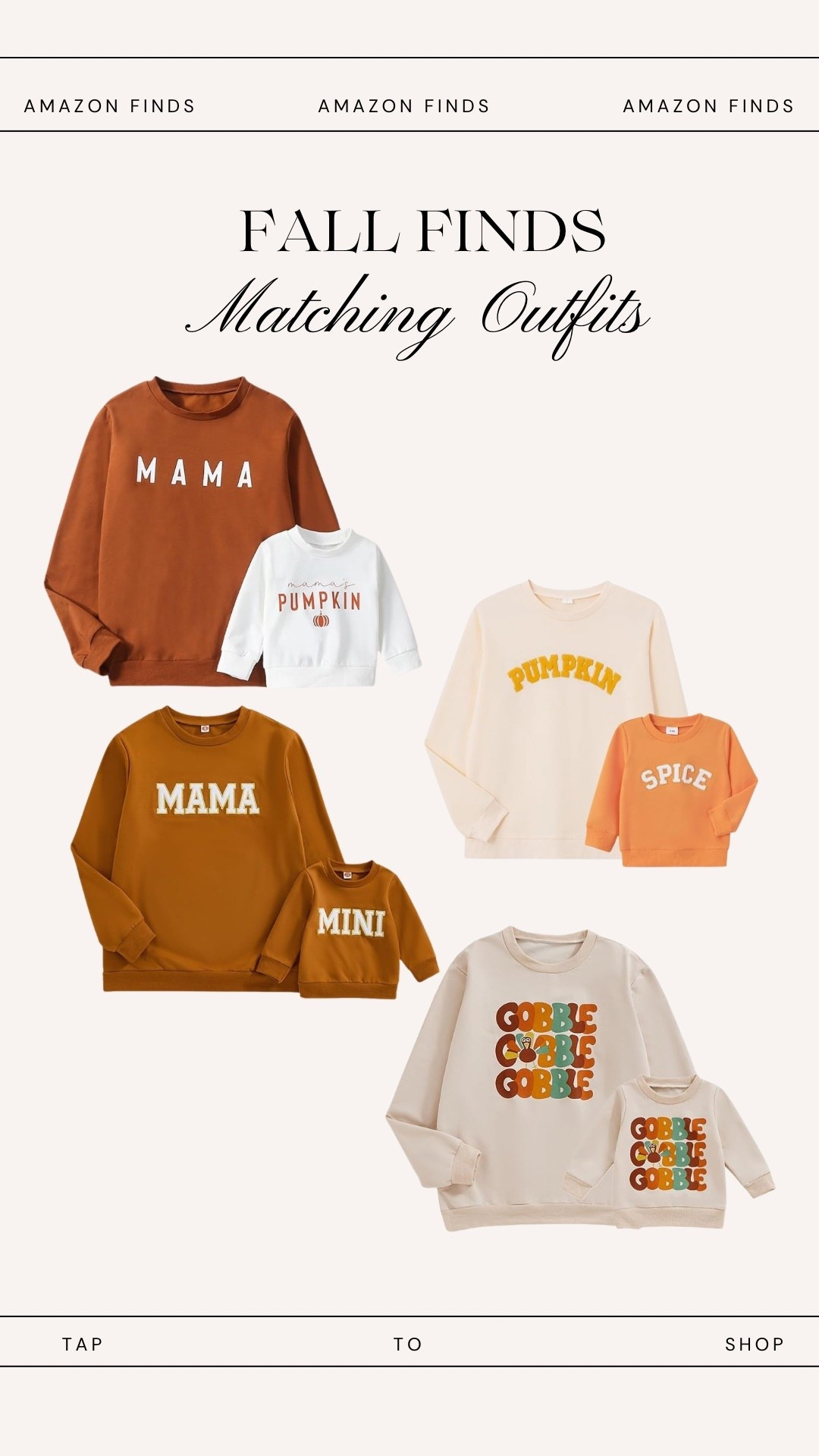 Fall family matching outfits. Fall sweatshirt. 

#LTKFamily #LTKKids #LTKSeasonal