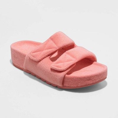 Women's Remi Platform Slide Sandals - A New Day™ Coral Orange | Target