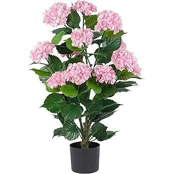 Naturae Decor Pink Hydrangea Tree - Lifelike Artificial Indoor and Outdoor Flower Tree - UV Resis... | Amazon (US)