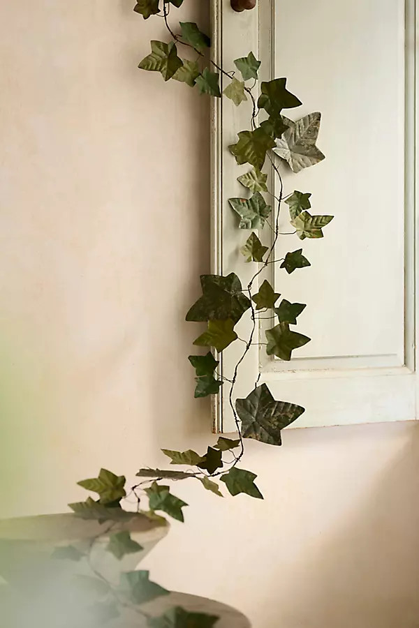 Ivy Leaves Iron Garland at Terrain | Terrain