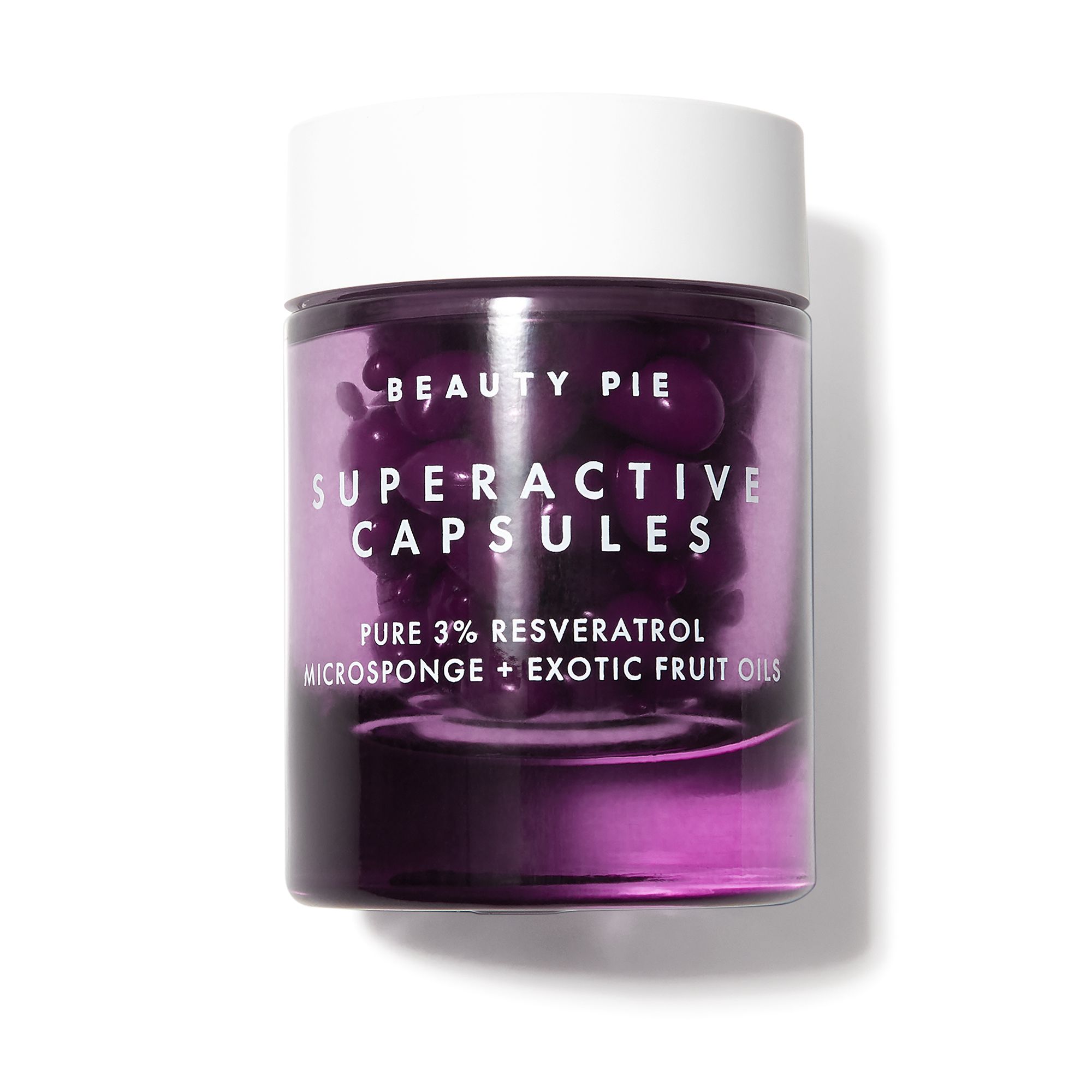 superactive capsules pure 3% resveratrol + exotic fruit oils | Beauty Pie (UK)