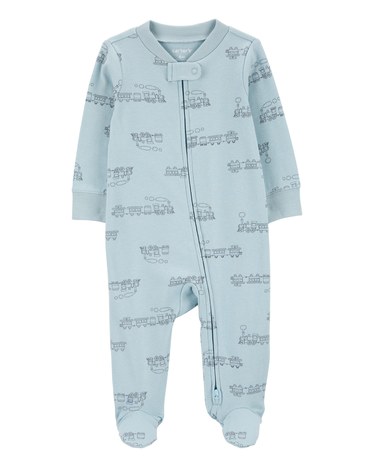 Baby Train 2-Way Zip Sleep & Play Pajamas | Carter's Inc
