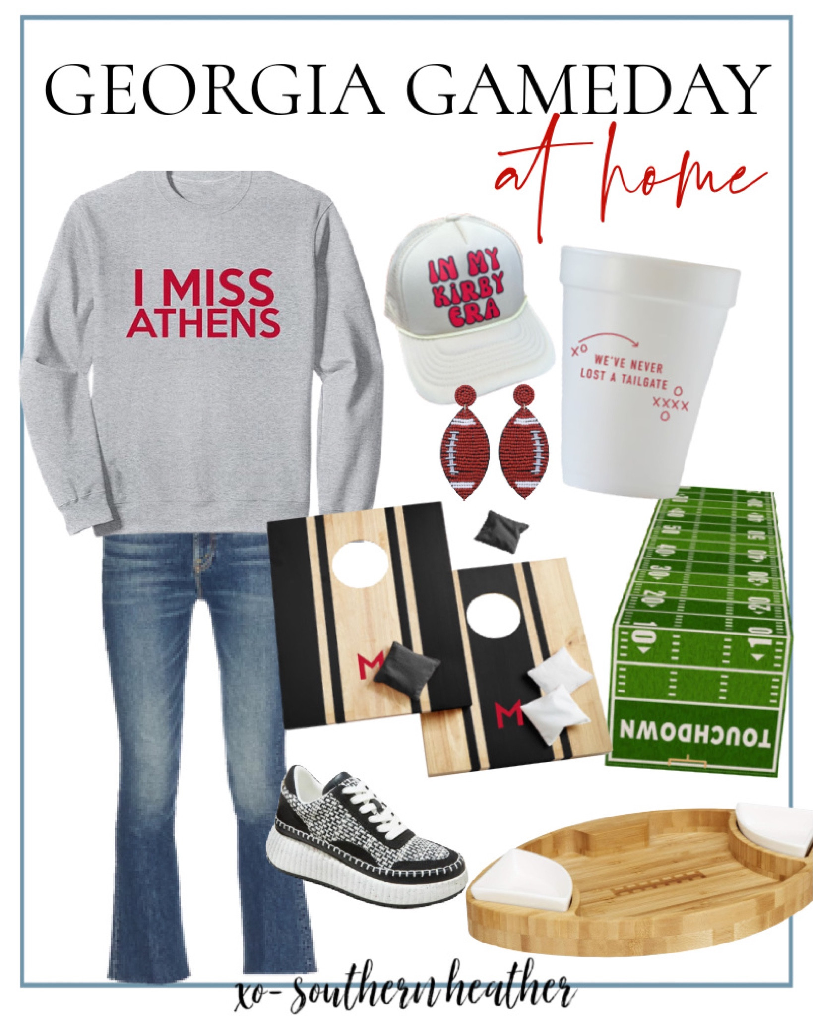 Georgia Gameday at home! 

#LTKSeasonal #LTKunder50 #LTKFind