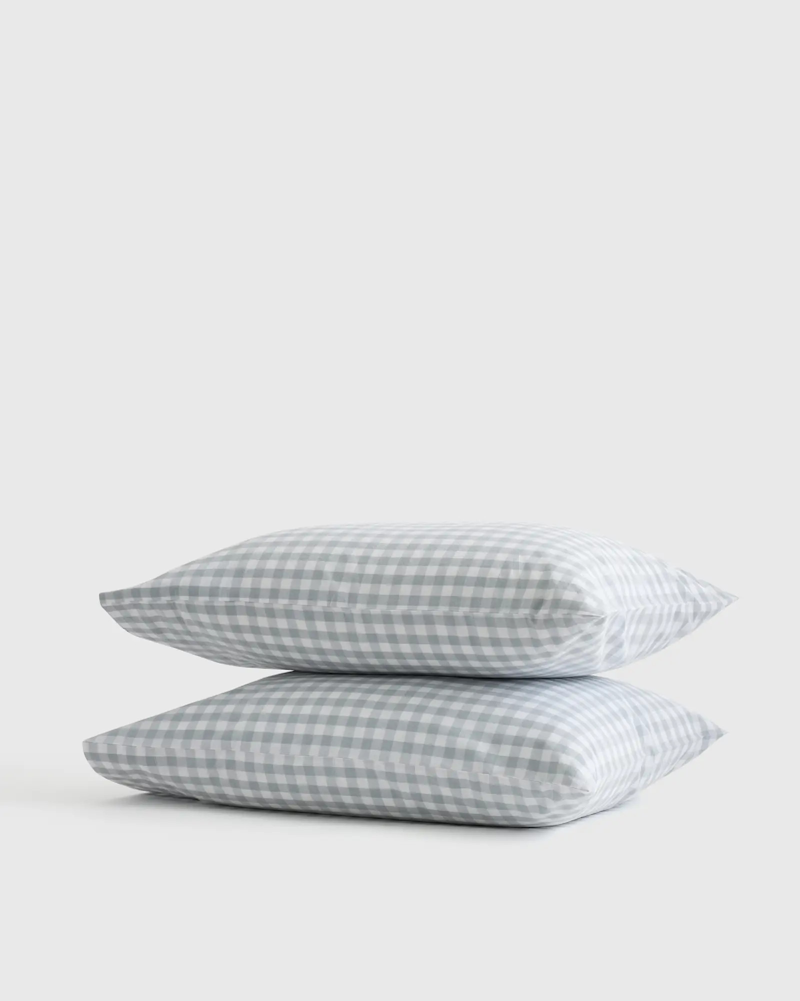 Classic Organic Percale Gingham Pillowcase Set | Quince