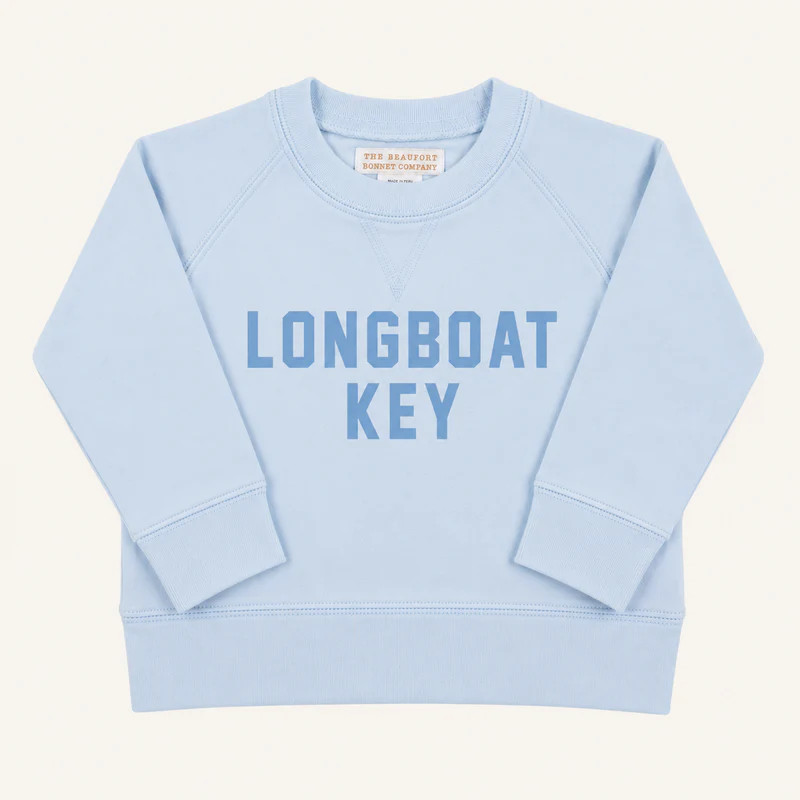 Sir Proper City Hopper Sweatshirt - Buckhead Blue with Barrington Blue | The Beaufort Bonnet Company