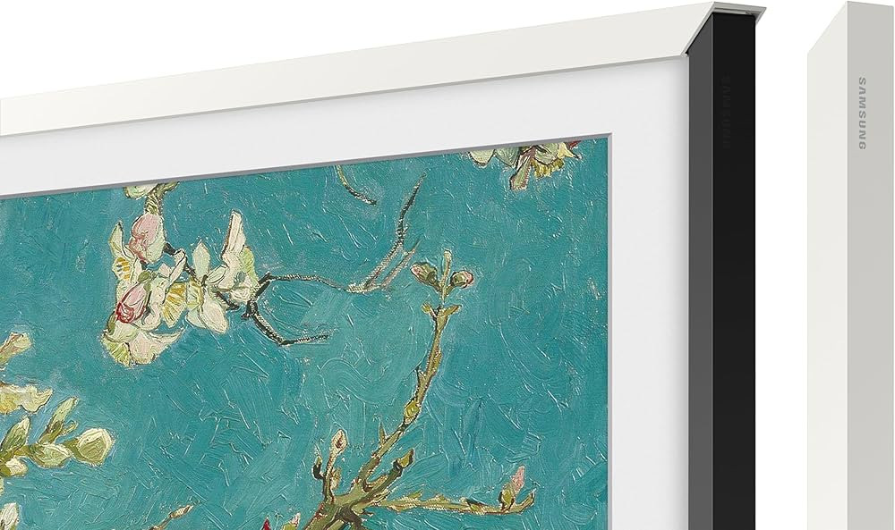 Samsung (2021) Modern White Frame Customizable Bezel, 55-Inch | Amazon (US)