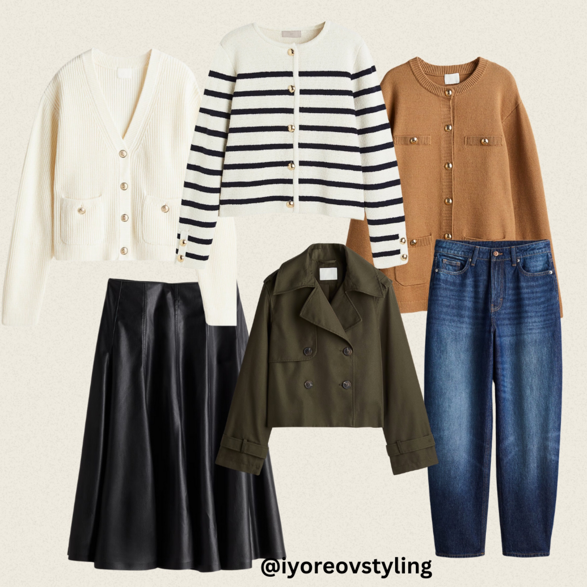 Some fall pieces from H&M🤩
Cardigans run slightly big. You can decide to size down or buy your regular size. 

Jeans are barrel jeans. I bought size USA 14
 Trench coat is true to size. 
Coated circle skirt - size L

#LTKstyletip #LTKworkwear #LTKSeasonal