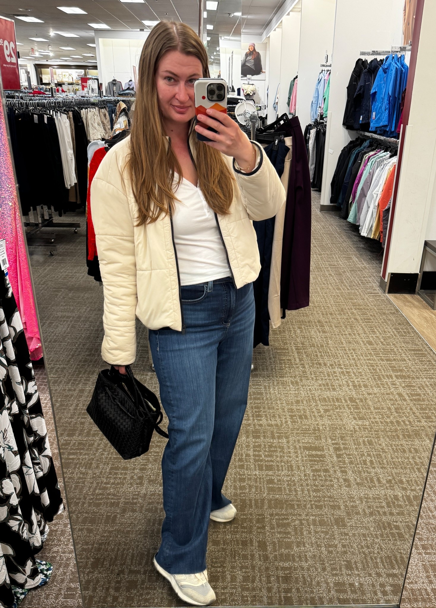 I was running through the store yesterday doing returns and caught my reflection - and immediately noticed how good my jeans looked 😍

☑️Perfect rinse.
☑️Relaxed fit.
☑️Zero fuss.

That’s FRAME jeans.

They make you look and feel great - and when you accidentally see yourself in a mirror, you smile.

My exact pair is on sale right now 
(Comes in several rinse colors!) 

These are the jeans you don’t think about - and that’s the point.

#LTKmidsize #LTKstyletip #LTKsalealert